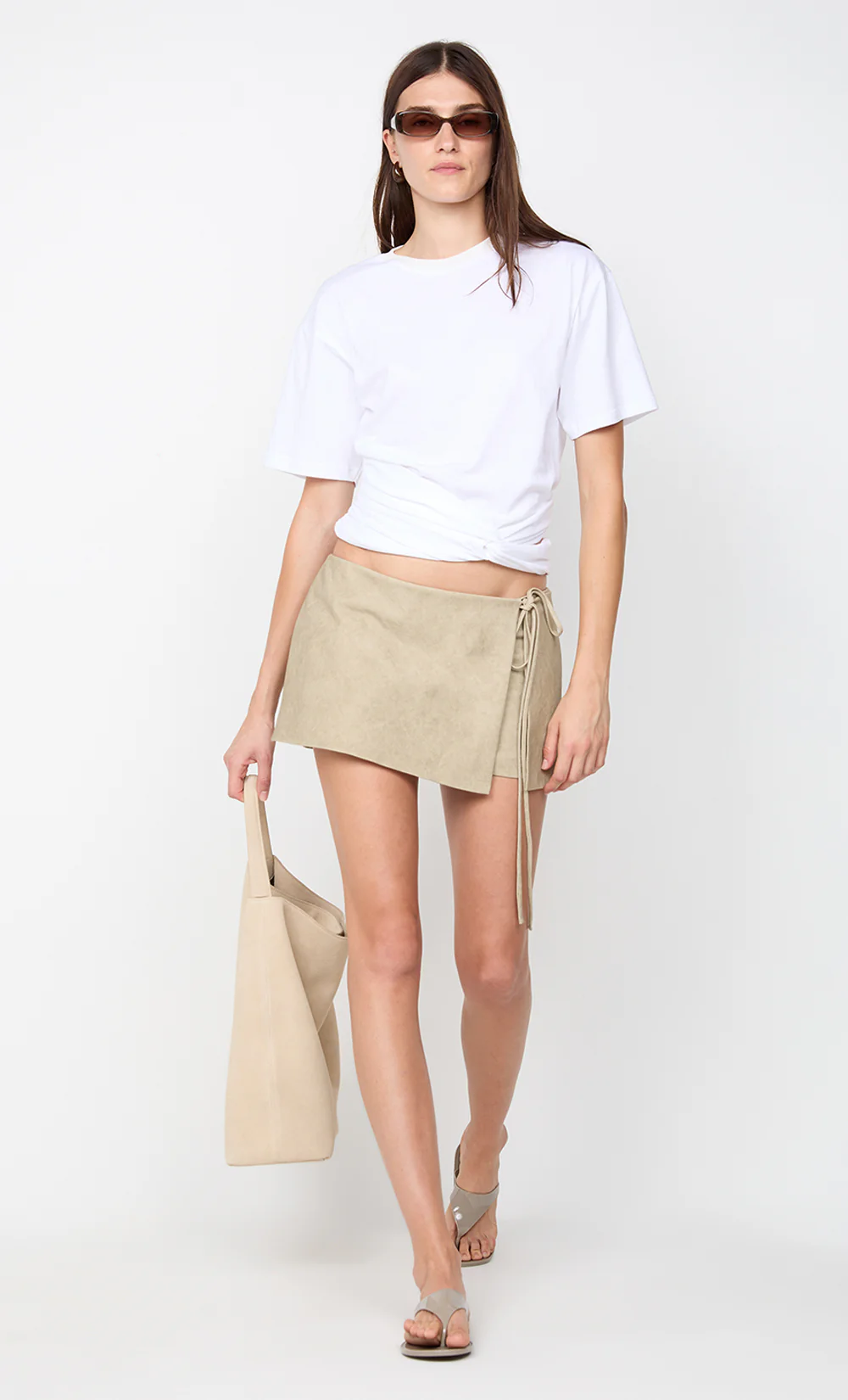 CYPRUS TWIST TEE - WHITE - Image 3
