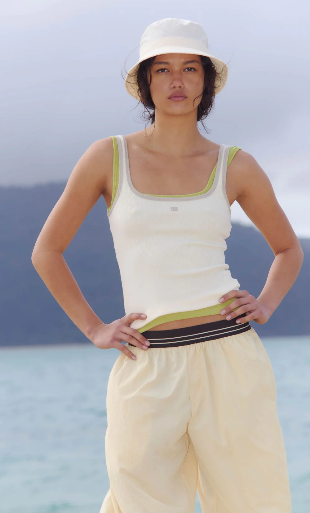 JERRI WIDE LEG PANT - BUTTER - Image 4