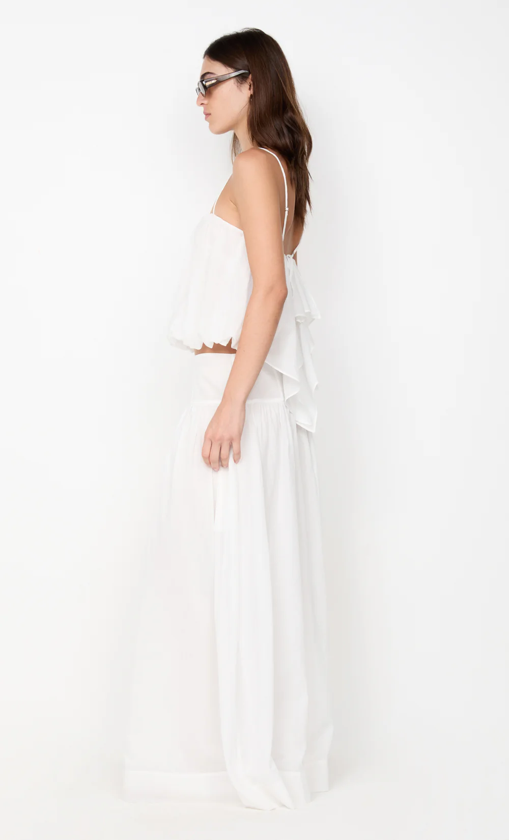 MARLOWE BUBBLE CAMI - WHITE - Image 3
